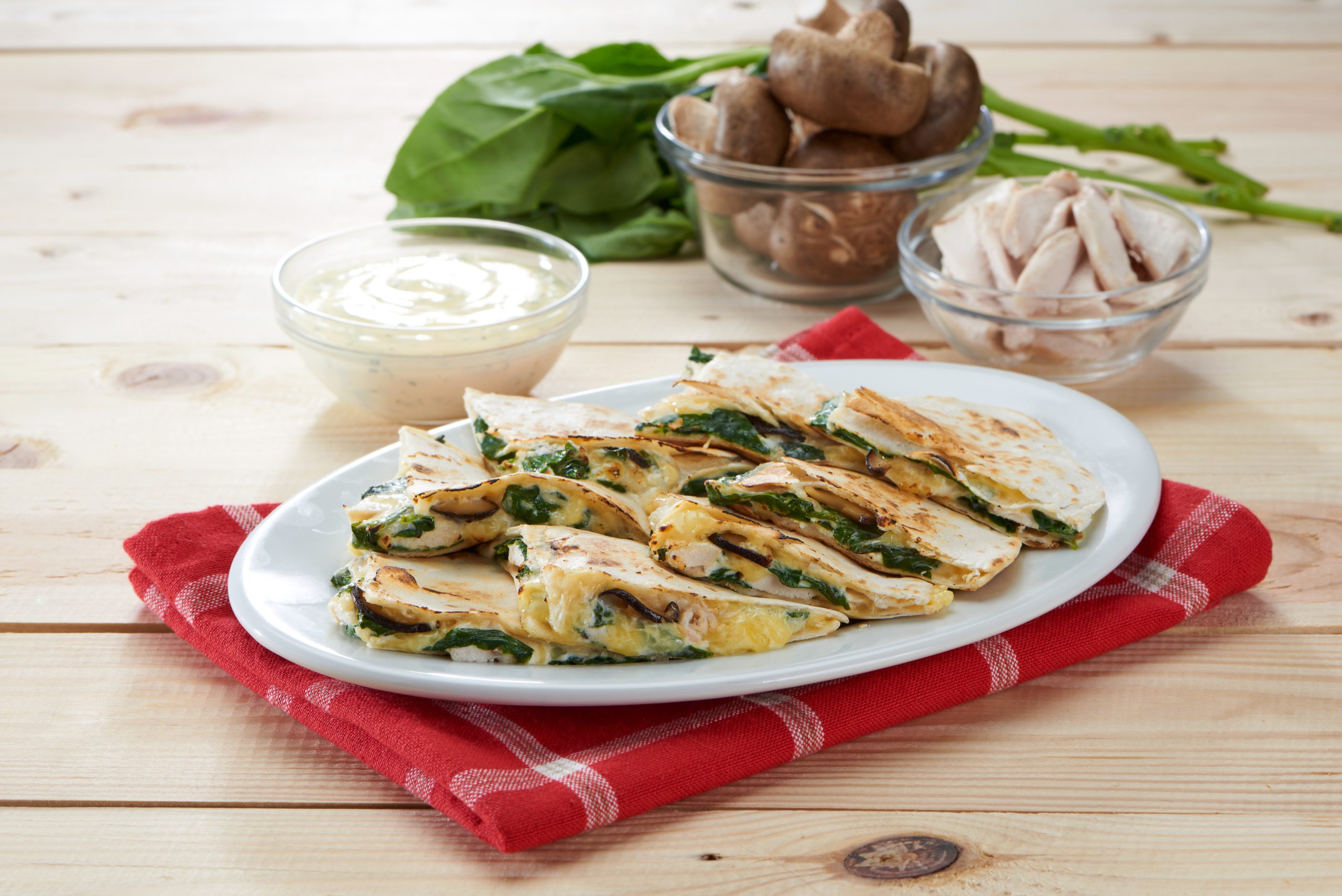 Creamy Chicken and Spinach Quesadilla – Alaska Nanay Club